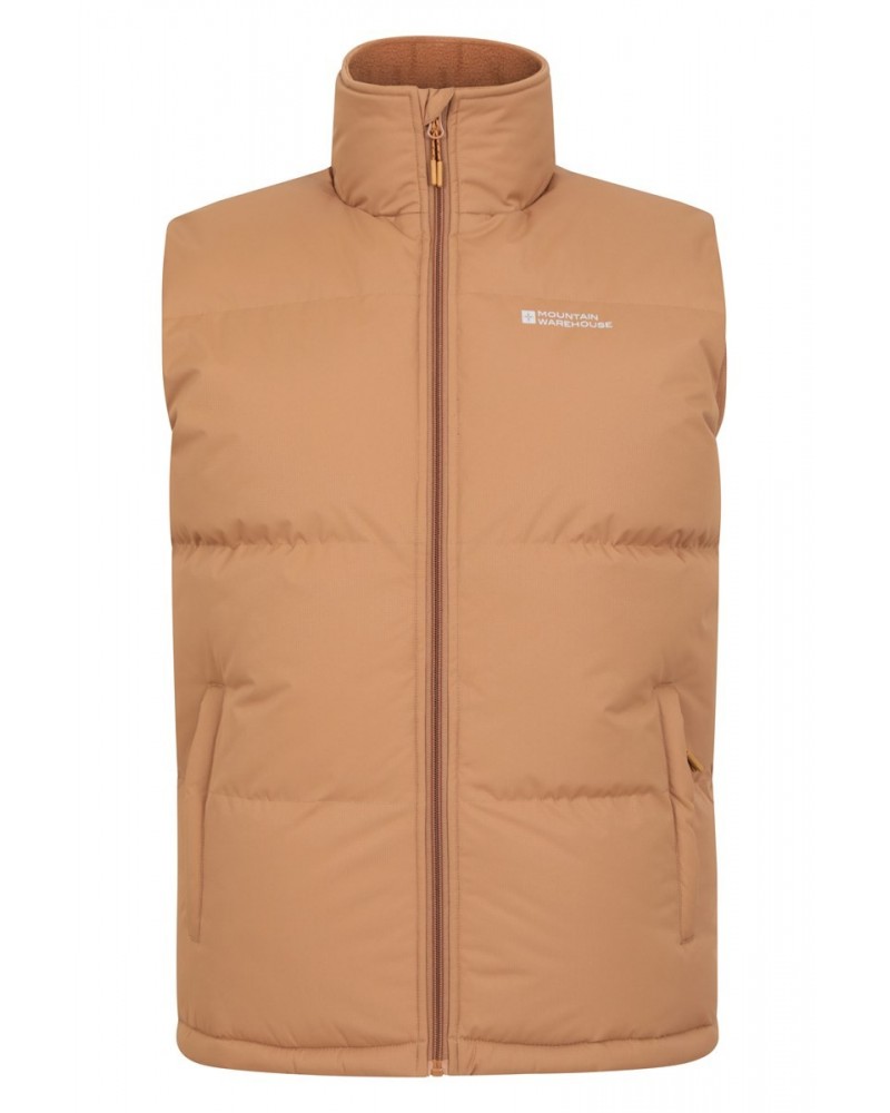 Rock Mens Insulated Vest Tan $19.60 Jackets