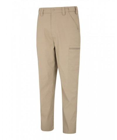 Trek Stretch Mens Pants - Long length Dark Beige $30.20 Pants