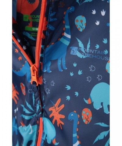 Puddle Kids Printed Waterproof Rain Suit Orange $17.15 Babywear