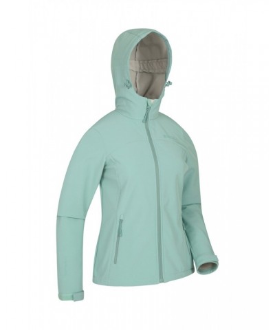 Exodus Womens Water Resistant Softshell Jacket Pale Green $39.89 Jackets