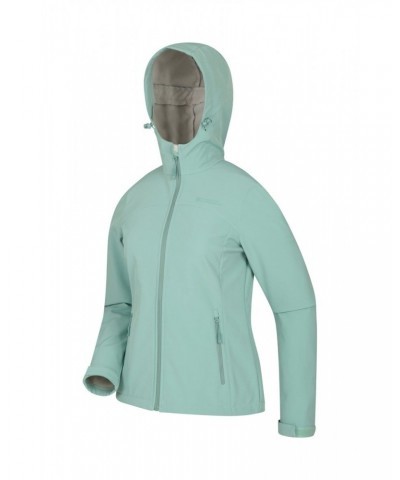 Exodus Womens Water Resistant Softshell Jacket Pale Green $39.89 Jackets