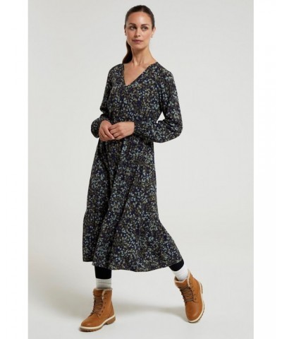 Blossom Womens Midi Dress Khaki $26.50 Dresses & Skirts