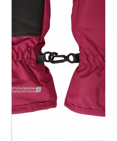 Kids Ski Gloves Berry $10.39 Accessories