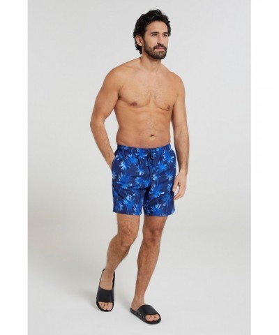 Aruba Printed Mens Swim Shorts Indigo $14.24 Pants