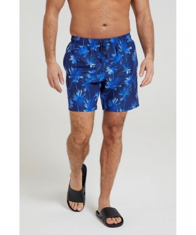 Aruba Printed Mens Swim Shorts Indigo $14.24 Pants