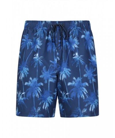 Aruba Printed Mens Swim Shorts Indigo $14.24 Pants