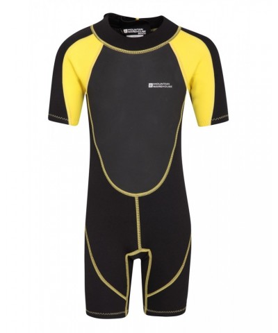 Kids Shorty 2.5/2mm Wetsuit Soft Yellow $22.35 Swimwear