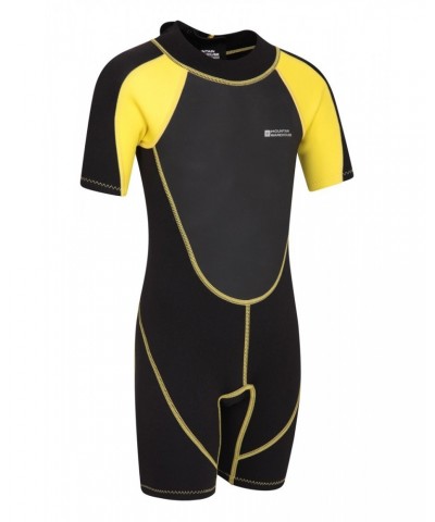 Kids Shorty 2.5/2mm Wetsuit Soft Yellow $22.35 Swimwear