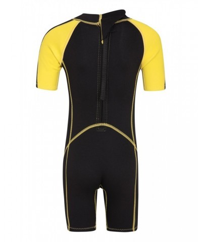 Kids Shorty 2.5/2mm Wetsuit Soft Yellow $22.35 Swimwear