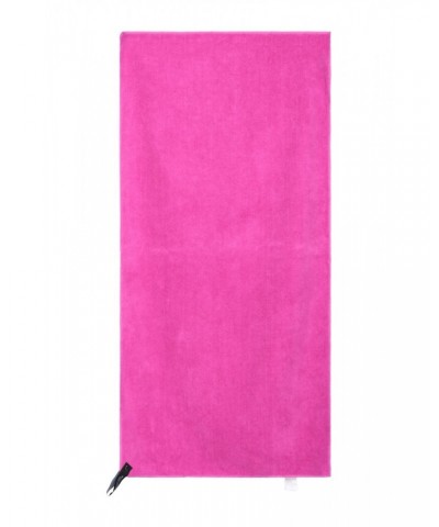 Micro Towelling Travel Towel - Large - 130 x 70cm Fuchsia $11.79 Travel Accessories