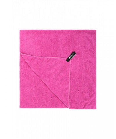 Micro Towelling Travel Towel - Large - 130 x 70cm Fuchsia $11.79 Travel Accessories