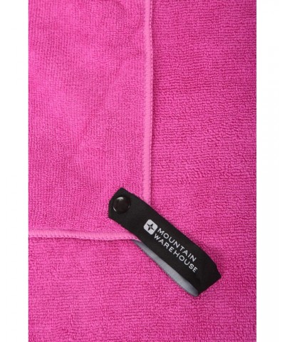 Micro Towelling Travel Towel - Large - 130 x 70cm Fuchsia $11.79 Travel Accessories