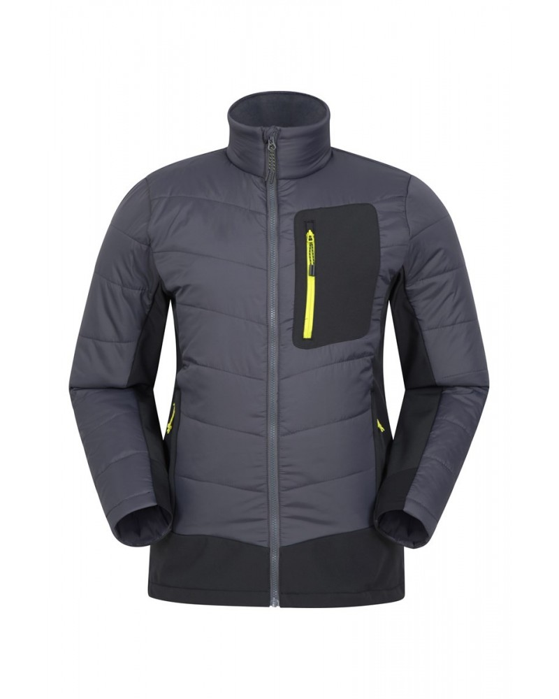 Rotate Mens Insulated Softshell Jacket Jet Black $37.09 Jackets