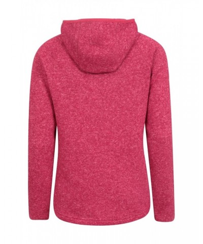 Nevis Womens Full Zip Hoodie Fuchsia $24.38 Fleece