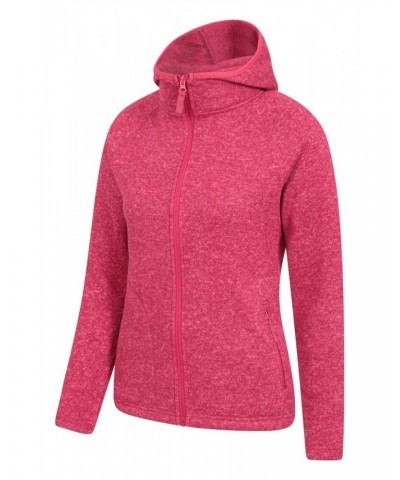 Nevis Womens Full Zip Hoodie Fuchsia $24.38 Fleece