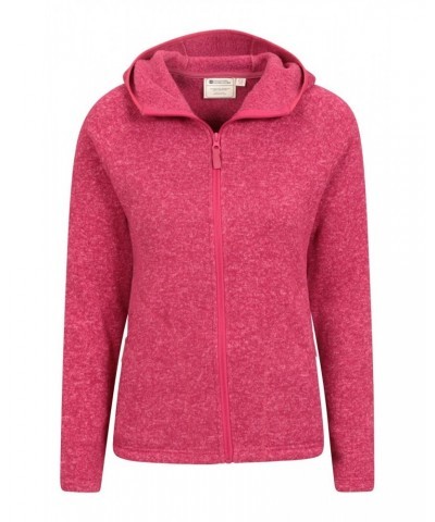 Nevis Womens Full Zip Hoodie Fuchsia $24.38 Fleece