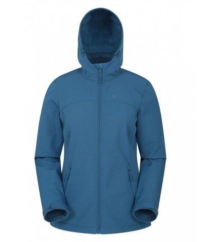 Exodus Womens Water Resistant Softshell Jacket Blue $33.60 Jackets