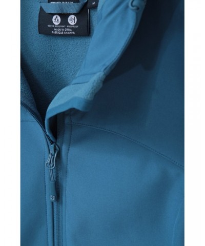 Exodus Womens Water Resistant Softshell Jacket Blue $33.60 Jackets