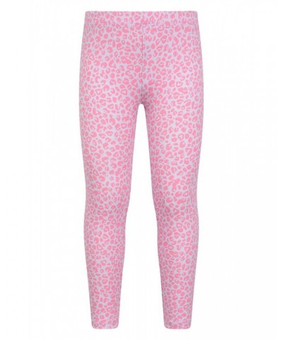 Patterned Casual Kids Leggings Multipack Dark Pink $11.39 Active