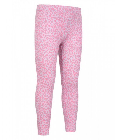 Patterned Casual Kids Leggings Multipack Dark Pink $11.39 Active