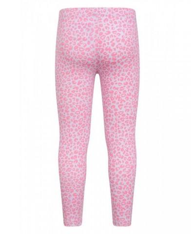 Patterned Casual Kids Leggings Multipack Dark Pink $11.39 Active