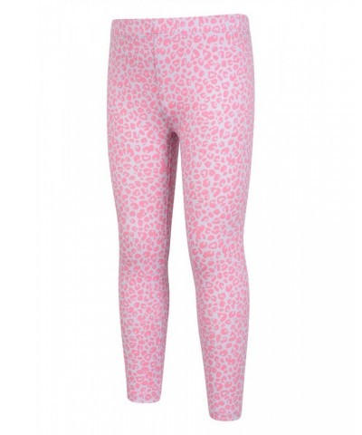 Patterned Casual Kids Leggings Multipack Dark Pink $11.39 Active