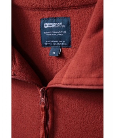 Mens Camber Fleece Dark Red $12.50 Fleece