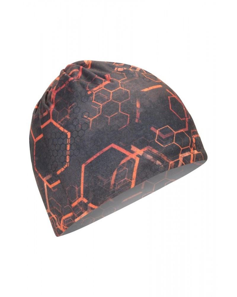 Mens Patterned Multifunctional Head Tube Orange $10.79 Ski