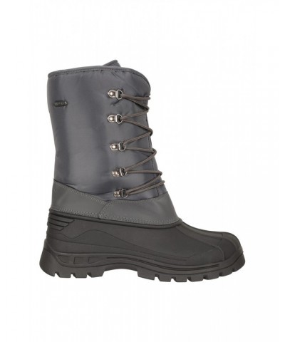 Plough Mens Snow Boots Grey $21.15 Footwear