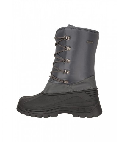 Plough Mens Snow Boots Grey $21.15 Footwear