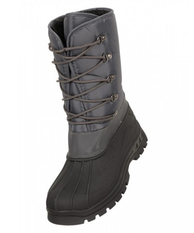 Plough Mens Snow Boots Grey $21.15 Footwear