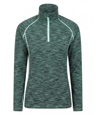 Bend And Stretch Womens Half-Zip Midlayer Green $14.19 Tops