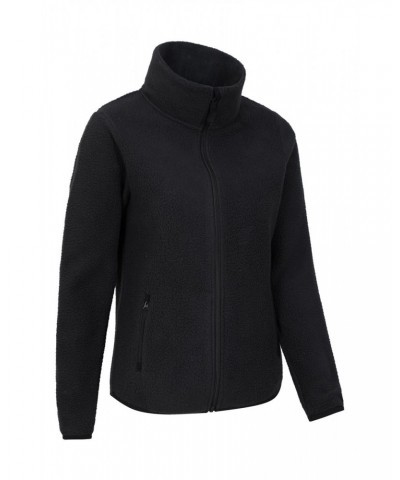 Cosmos Womens Recycled Fleece Jacket Black $16.17 Fleece