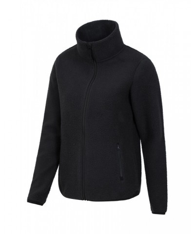 Cosmos Womens Recycled Fleece Jacket Black $16.17 Fleece