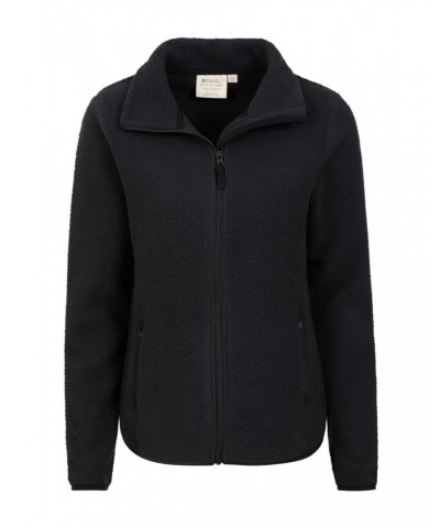 Cosmos Womens Recycled Fleece Jacket Black $16.17 Fleece