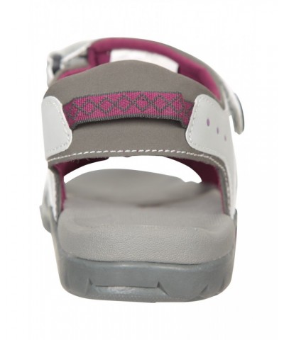 Santorini Wide-Fit Womens Sandals Light Grey $26.99 Footwear