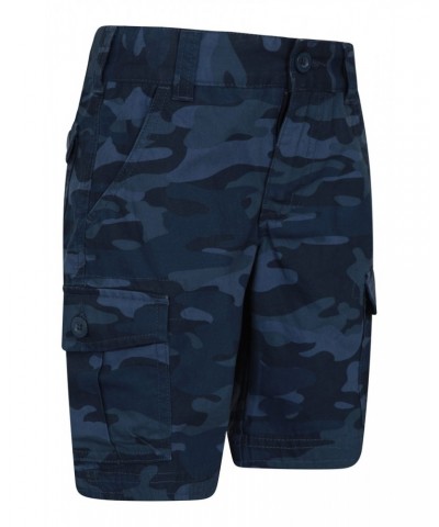 Camo Cargo Kids Shorts Navy $18.80 Pants