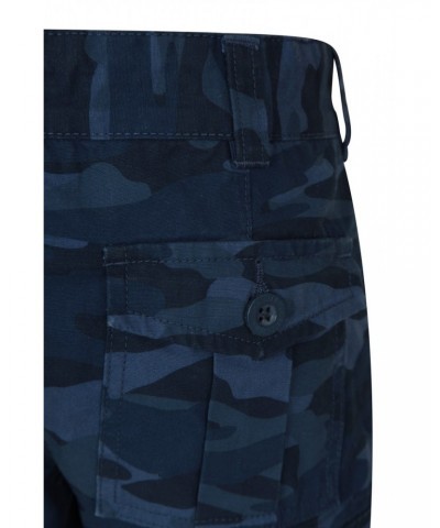 Camo Cargo Kids Shorts Navy $18.80 Pants