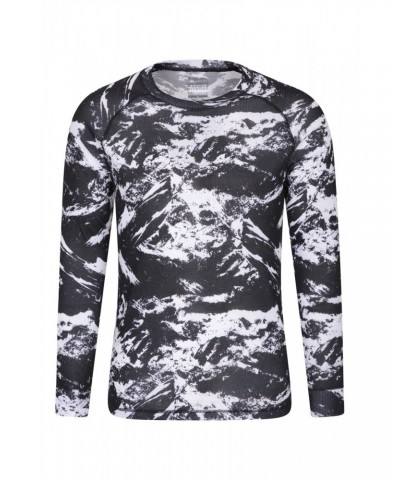 Talus Mens Printed Thermal Top Monochrome $11.50 Thermals