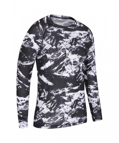 Talus Mens Printed Thermal Top Monochrome $11.50 Thermals