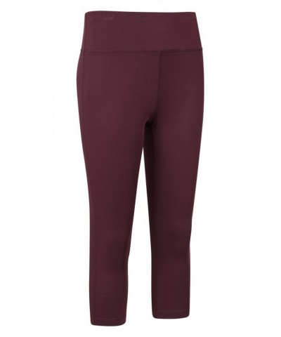 Blackout Womens Training Crops Burgundy $16.19 Loungewear