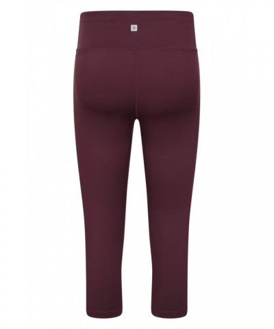 Blackout Womens Training Crops Burgundy $16.19 Loungewear