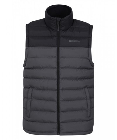 Seasons Mens Insulated Vest Dark Grey $14.19 Jackets