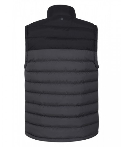 Seasons Mens Insulated Vest Dark Grey $14.19 Jackets