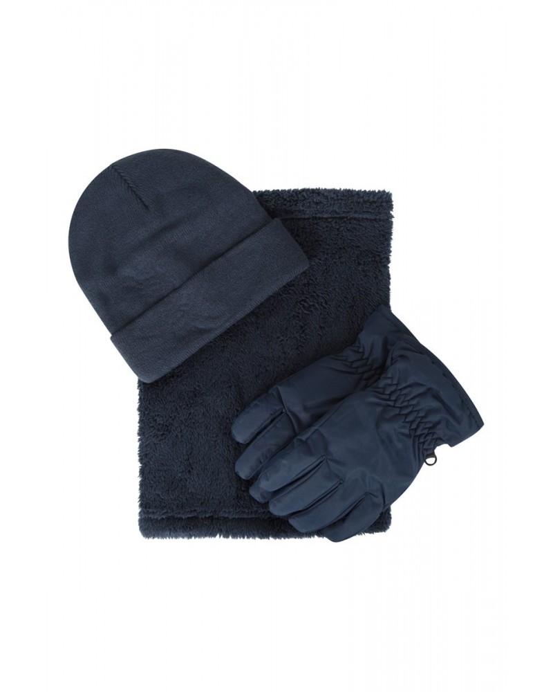 Kids Winter Accessories Set Navy $16.10 Accessories