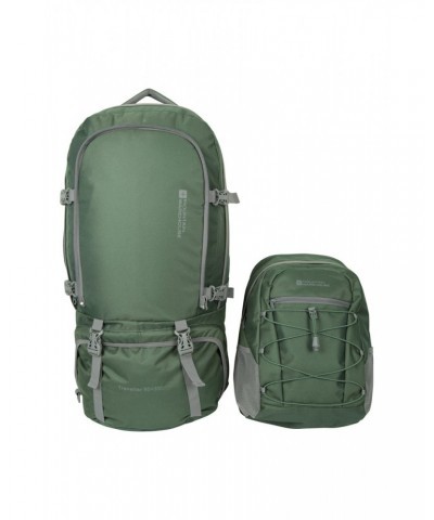 Traveller 60L 20L Backpack Green $41.40 Backpacks