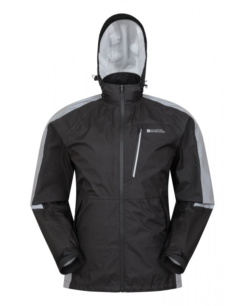 Captivate Commuter Mens 2.5 Layer Jacket Black $40.59 Active