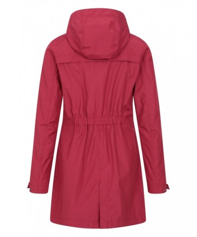 Cloud Burst Textured Womens Waterproof Jacket Berry $27.90 Jackets