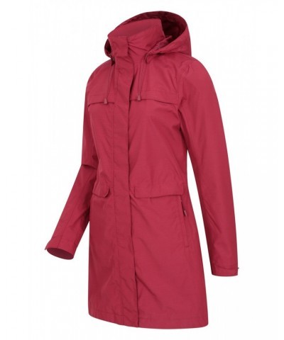 Cloud Burst Textured Womens Waterproof Jacket Berry $27.90 Jackets