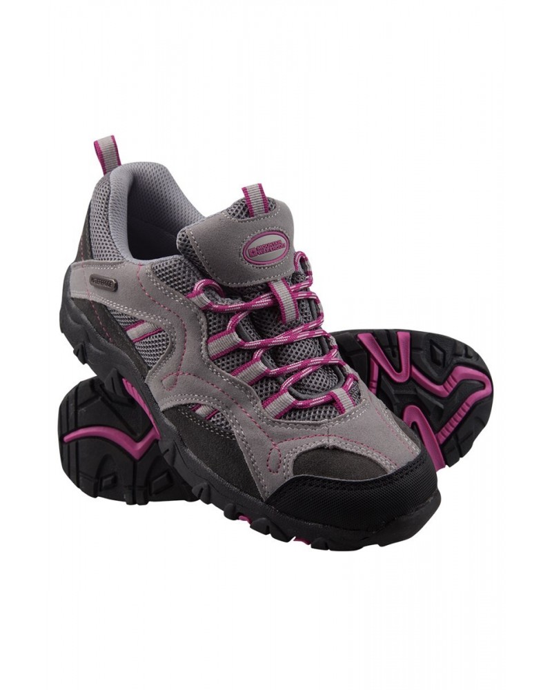 Stampede Kids Waterproof Hiking Shoes Bright Pink $27.99 Footwear